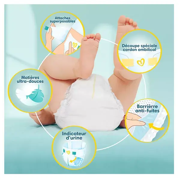 Fraldas Pampers Premium Protection Maxi Pack T3 (6-10 kg)