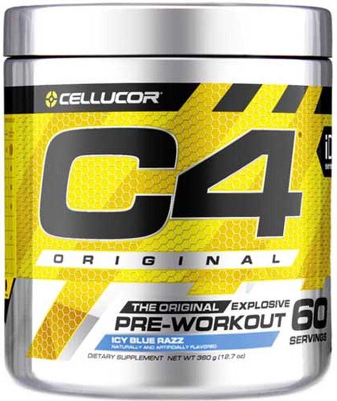 Cellucor C4 Original Pre Workout - Icy Blue Raspberry - 60 shakes (400 gram)