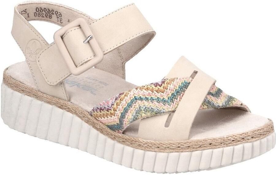 Rieker Sandalen met sleehak 69269