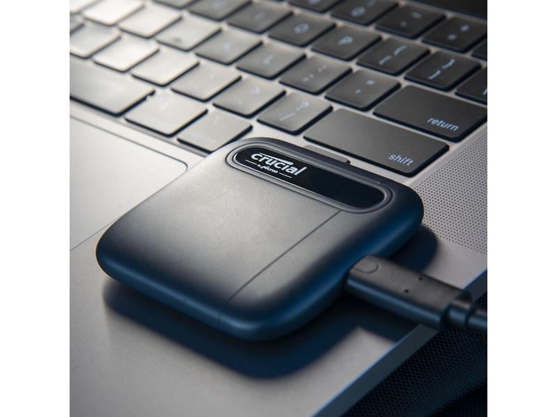 Crucial Externe SSD X6 Portable 1000 GB Externes Solid State Drive mit 1000 GB
