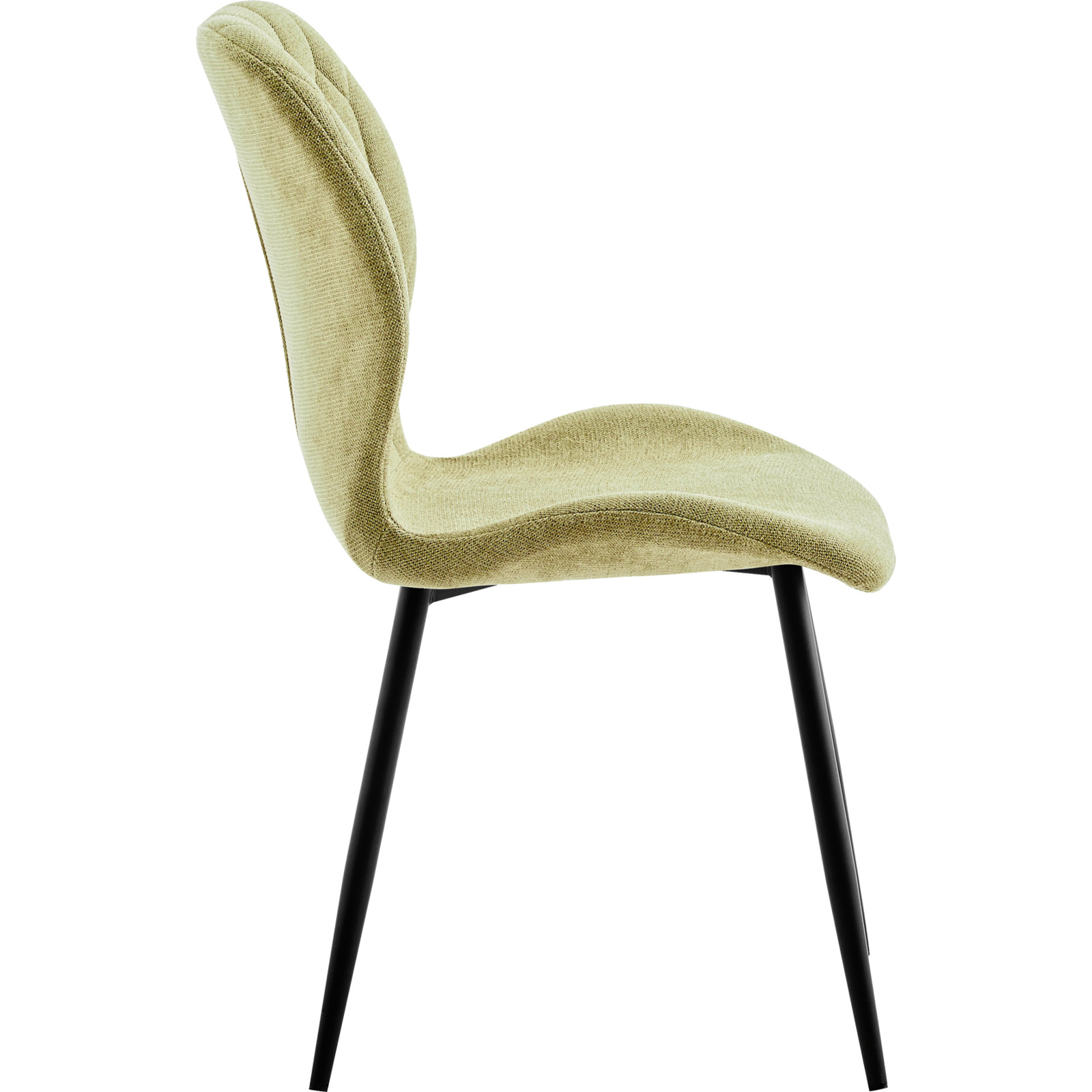 Polsterstuhl Andy Stoff lime