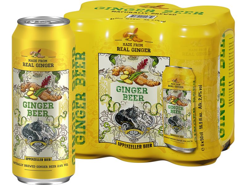 Appenzeller Bier Bier Ginger-Beer 6 x 0.5 l Ingwerbier
