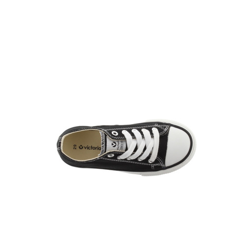 Zapatillas De Lona Victoria Tribu Con Cordones Blancos