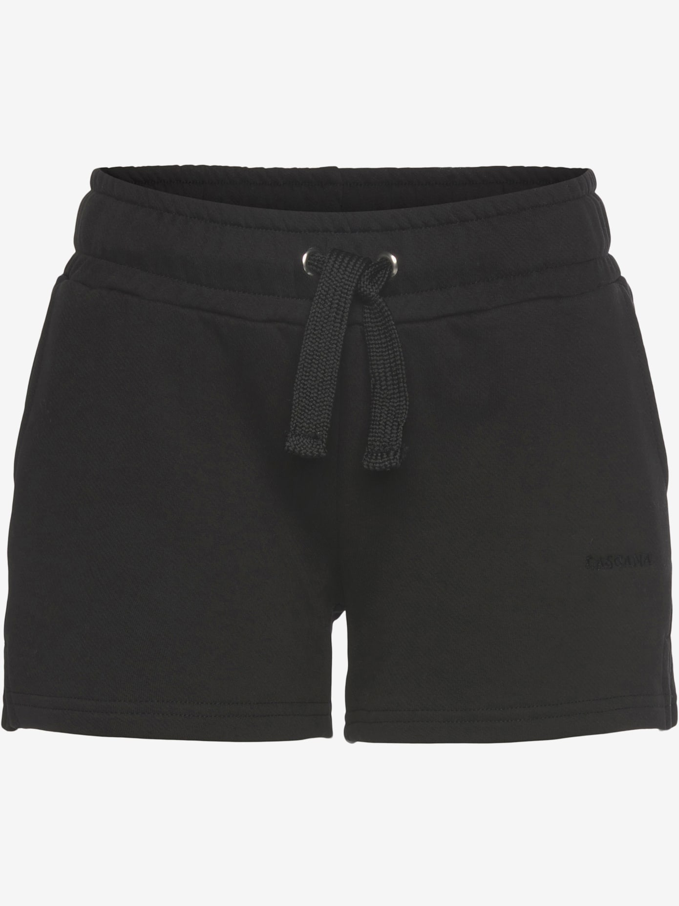 Short en matière sweat short d'intérieur avec logo brodé