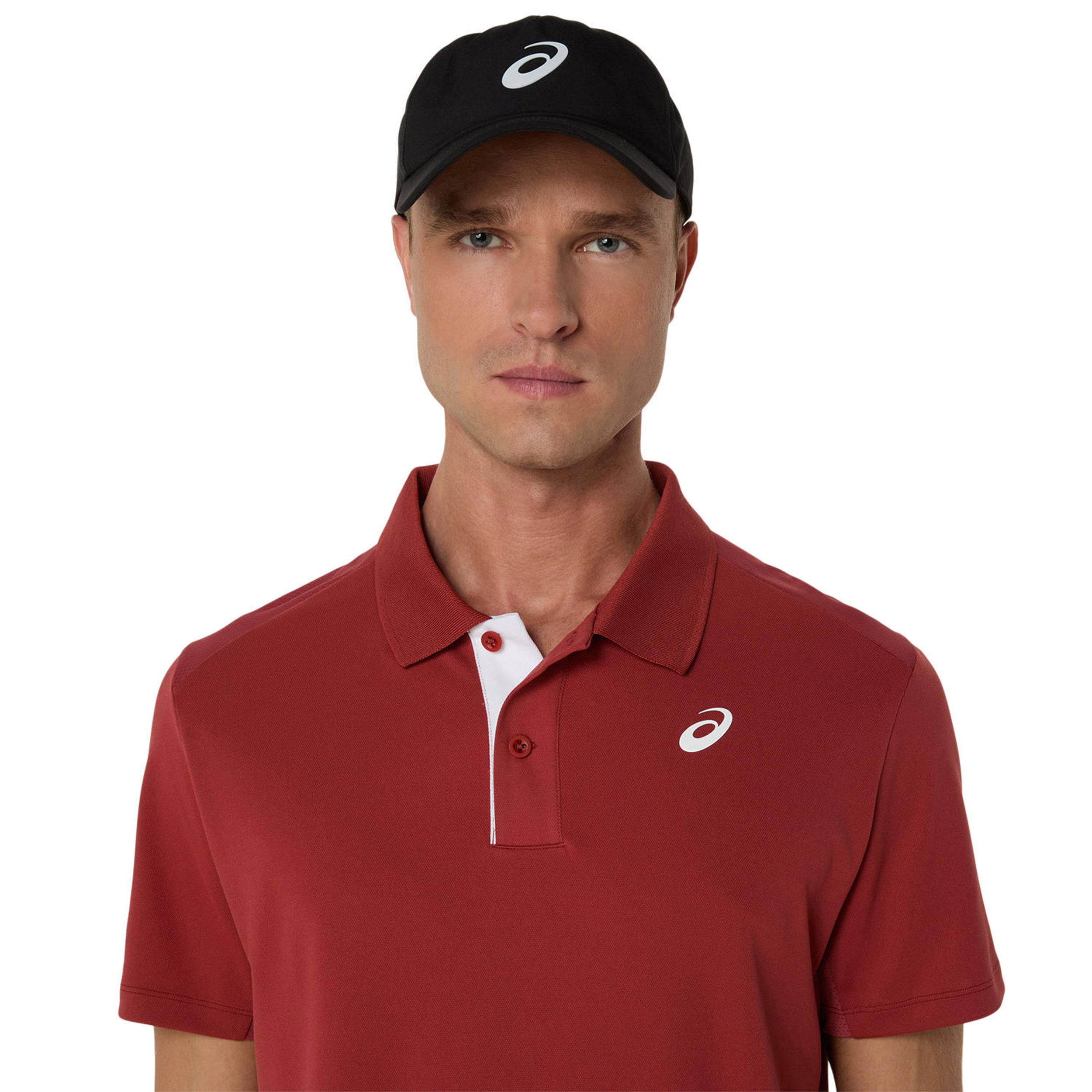 ASICS Court Polo Hommes - Rouge