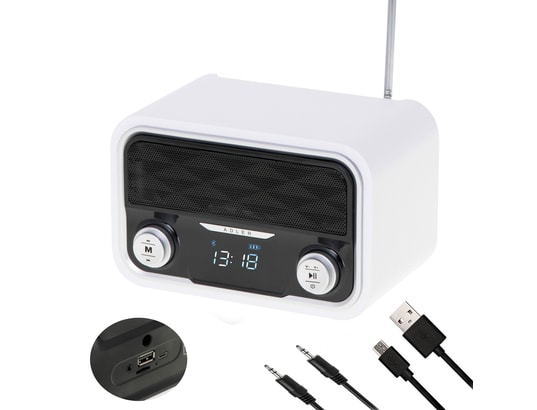 ADLER - Ad1185 radio bluetooth, tuner fm,lecture mp3, port usb et ca...