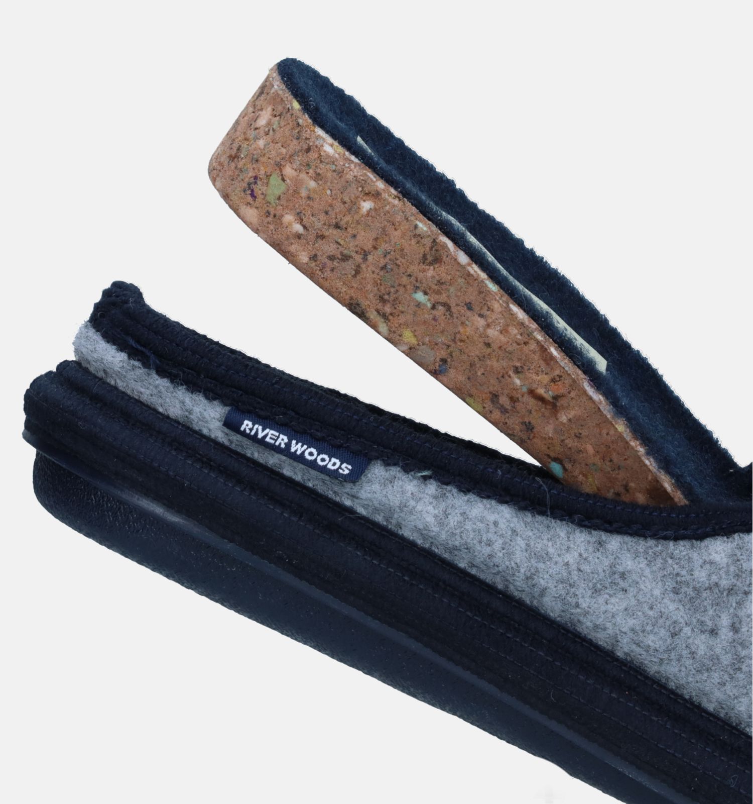 Pantoffels grijs