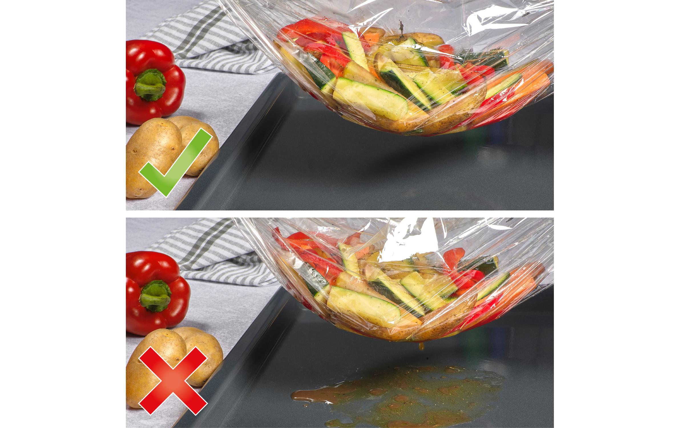 Bratbeutel 2 in 1 Grösse M, 8 StückBratbeutel für schonendes Garen und Braten