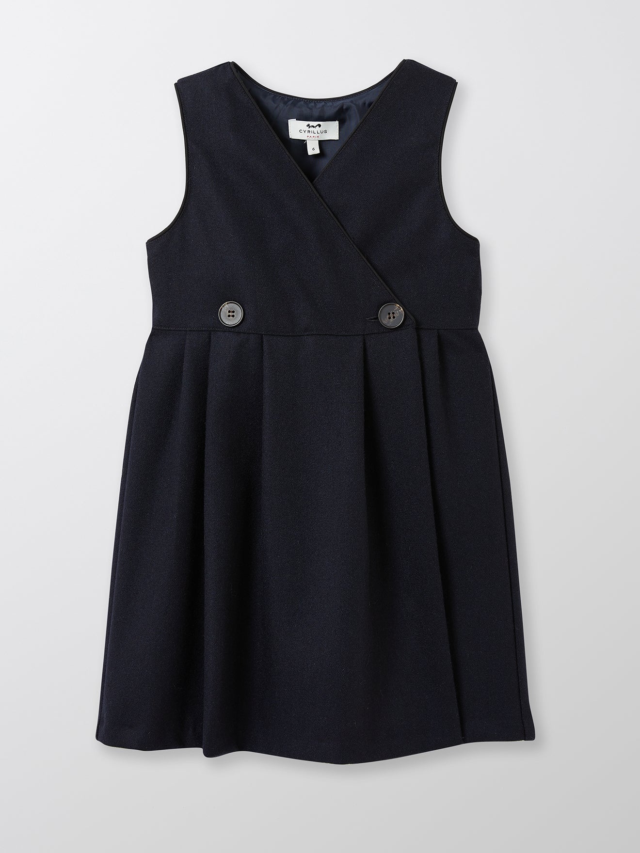 Robe flanelle Fille sans manches