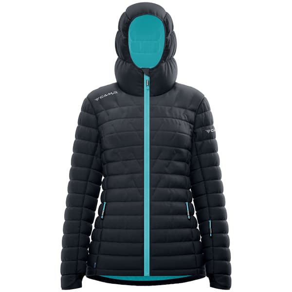 Doudoune ski de randonnée CAMP NIVIX LIGHT JKT LADY BLACK / SKY BLUE