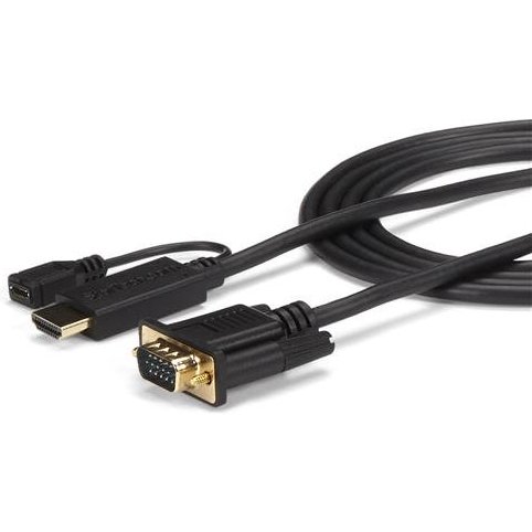 StarTech.com Câble adaptateur HDMI vers VGA de 91cm - Convertisseur actif HDMI vers HD15 - M/M - 1920x1200 / 1080p