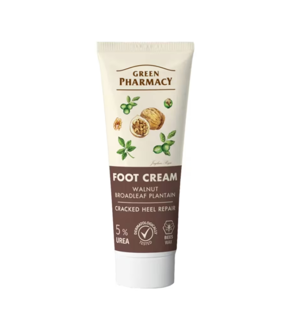 Green Pharmacy - Creme para pés reparador - Óleo de noz e extrato de abeto