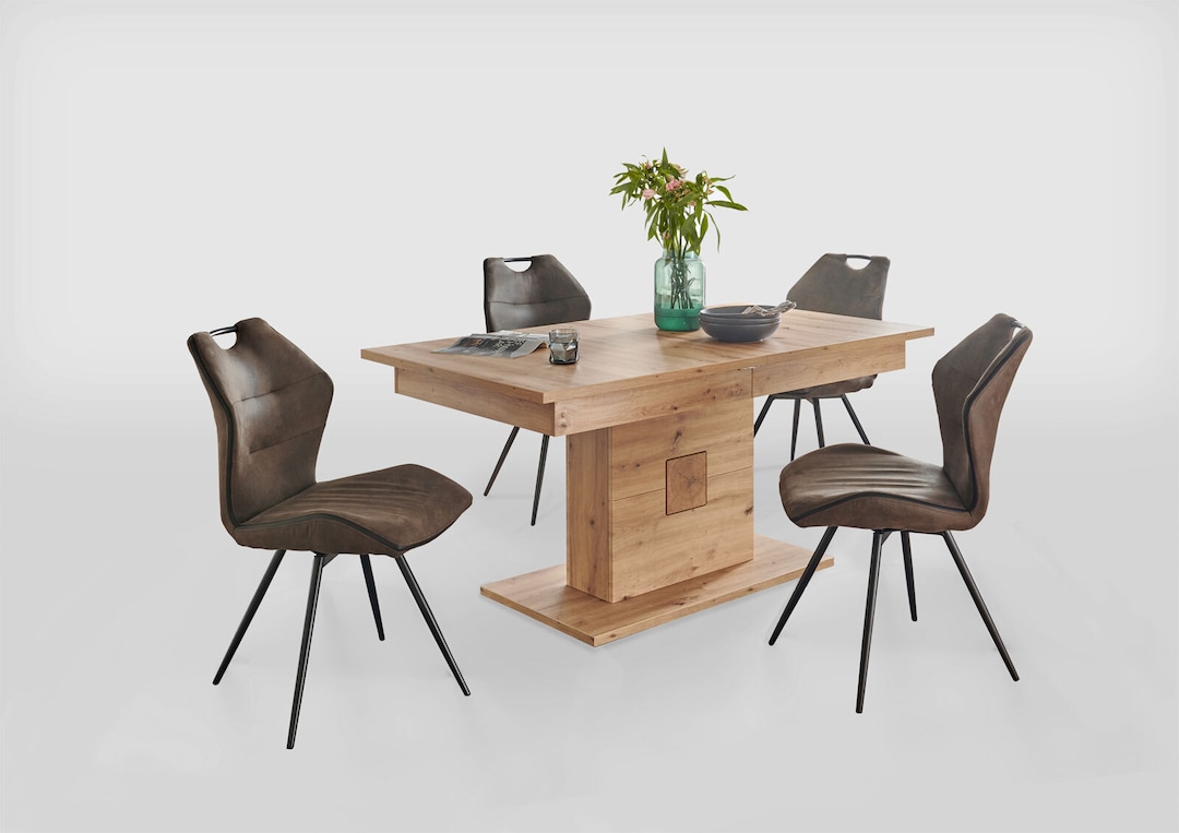 Tisch Kansas Braun 160(210)x77x90 cm