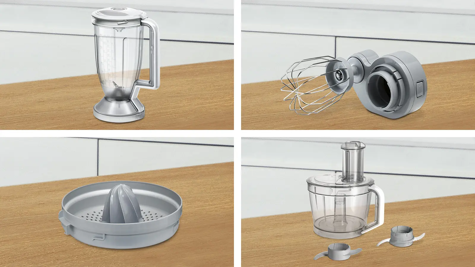 Food processor MultiTalent 8 1100 W Wit, Wit MC812W620