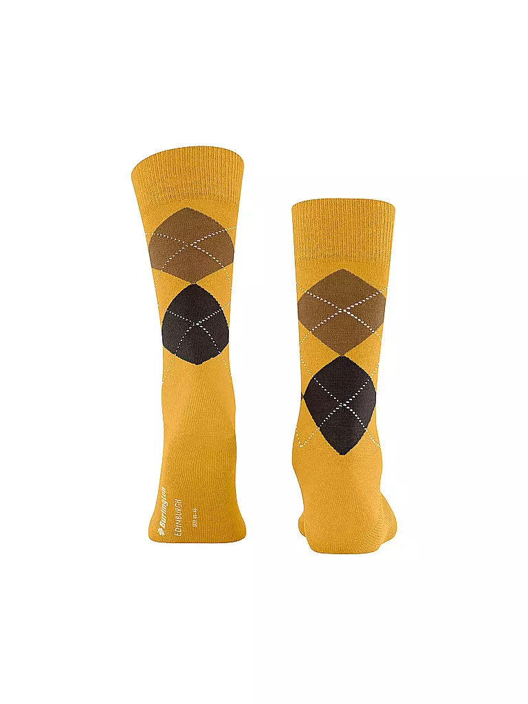 BURLINGTON Herren Socken EDINBURGH solar gelb