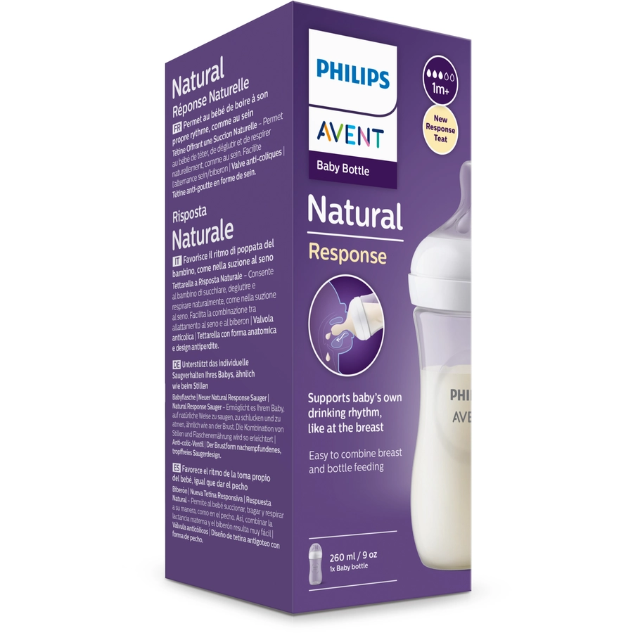 Philips Avent Babyflasche SCY90301 Natural Response 260ml