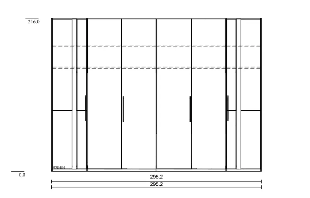 Kleiderschrank Sorrent 300 x 216 cm