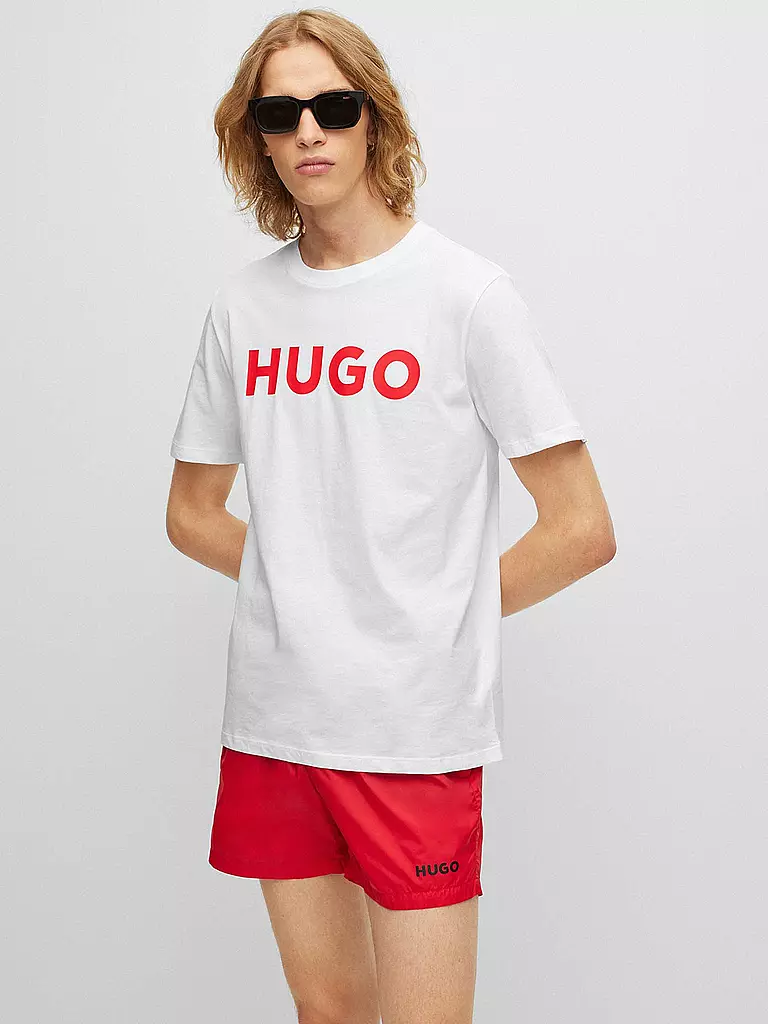 HUGO T-Shirt DULIVIO weiss