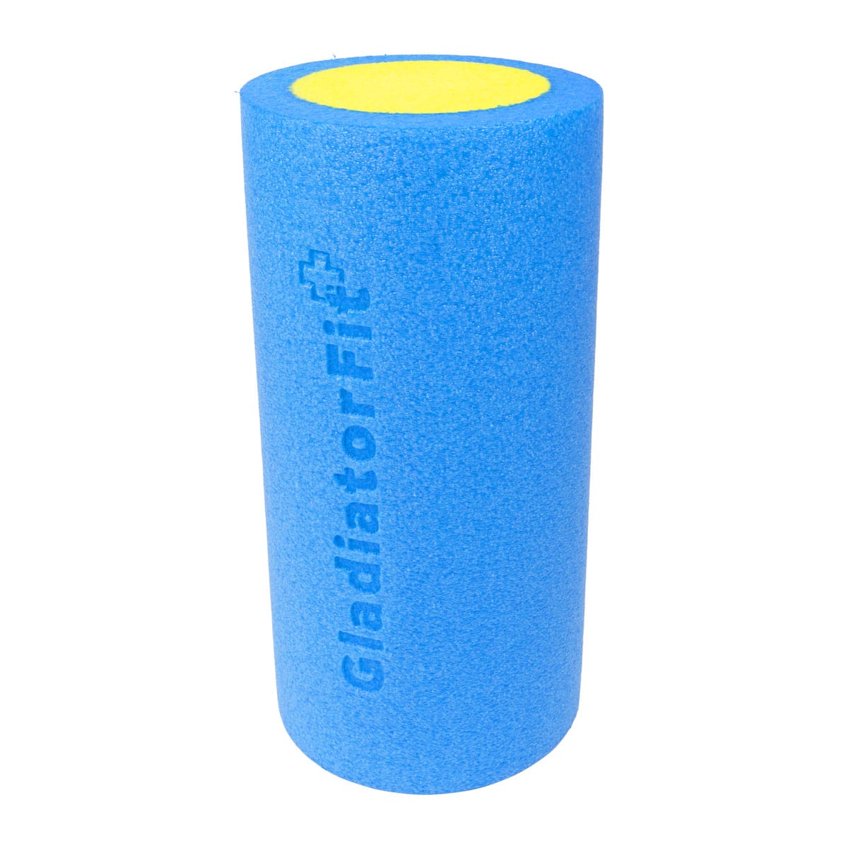 Rolo de espuma para massagem Gladiatorfit de 30 cm com firmeza média e 15 cm de diâmetro.