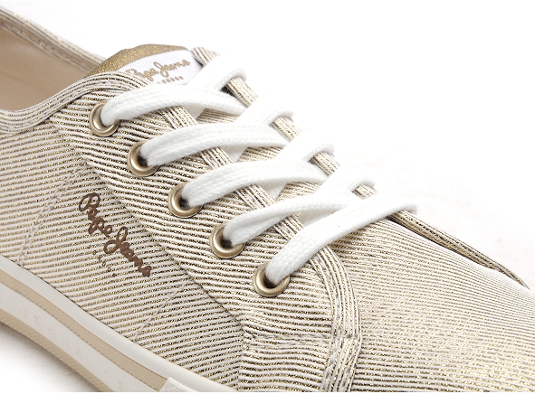 Pepe jeans basses femme brady or