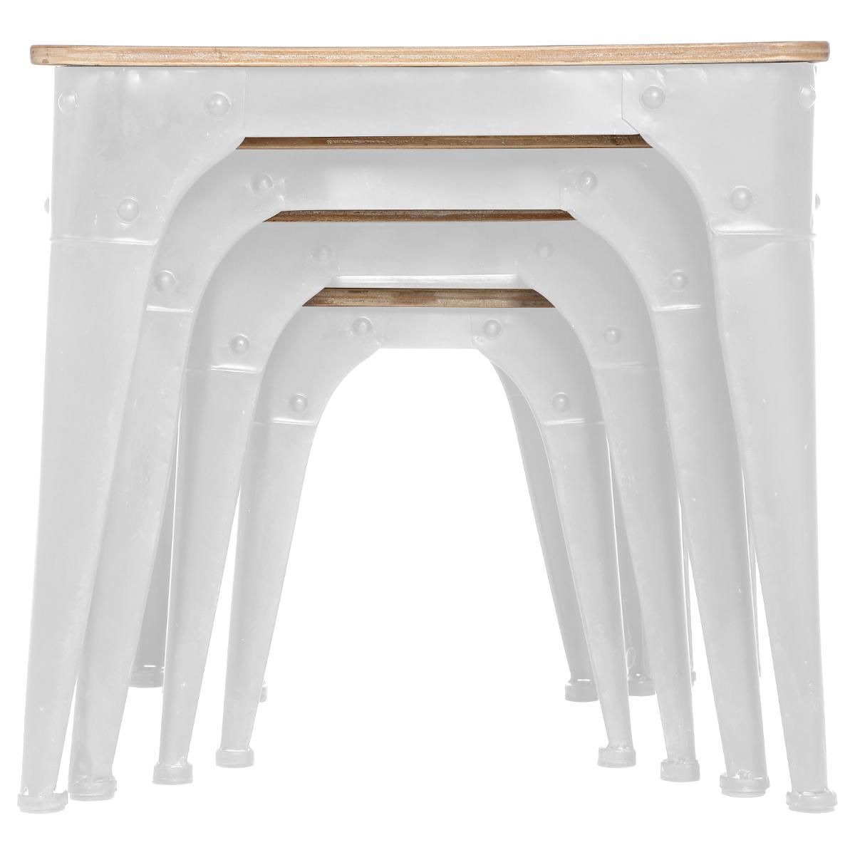 TABLE APPOINT TOROF NOIR D.48X48X46.5CM