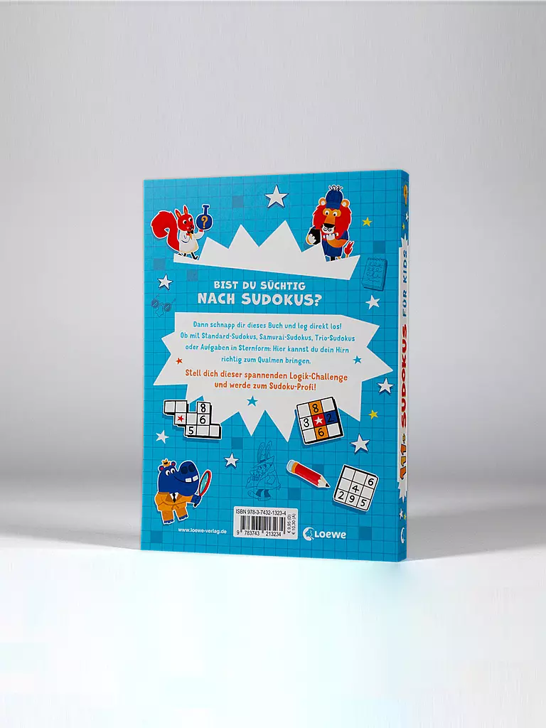 LOEWE VERLAG Rätselbuch - 111+ Sudokus für Kids keine Farbe