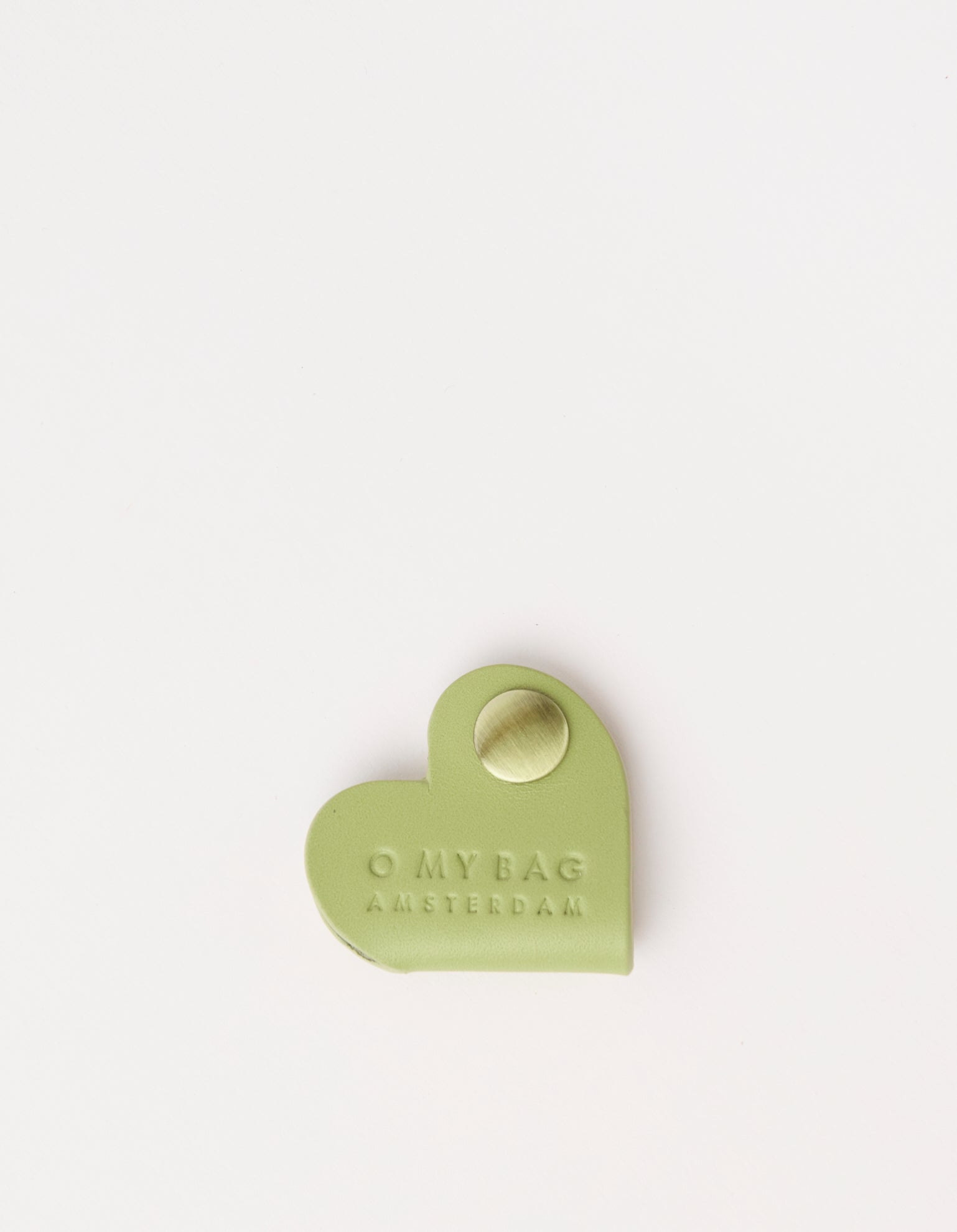 Heart Cord Taco - Tea Green Classic Leather