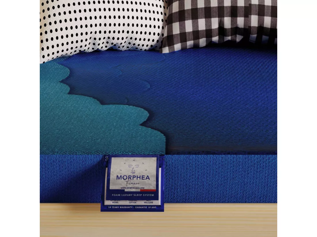Matelas latex baby 70x140x10cm NOAH - Latex 100% Naturel - FaceA : tonique / FaceB : équlibré - Morphea