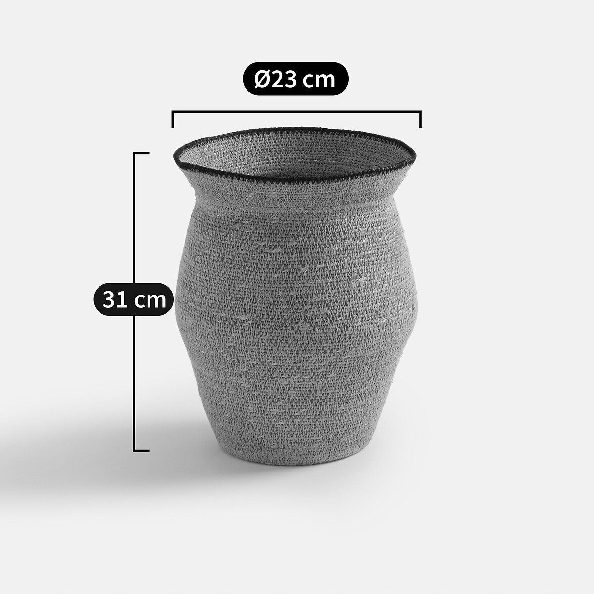 LA REDOUTE INTERIORS<br>Cesta de herbário H31 cm, Saski