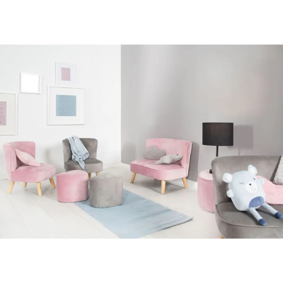Roba Chaise Enfant Bleu Clair