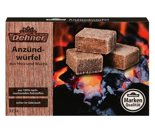 Dehner Anzündwürfel, Holz, 32 Stk.