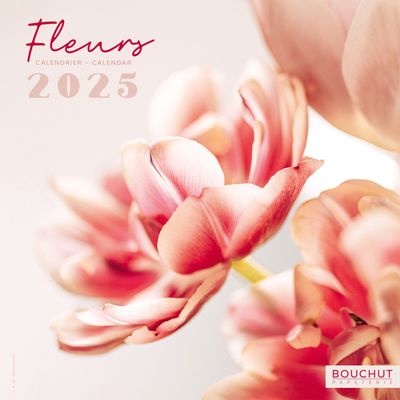 Calendrier illustré BOUCHUT 15 x 15 cm FLEURS 70 %