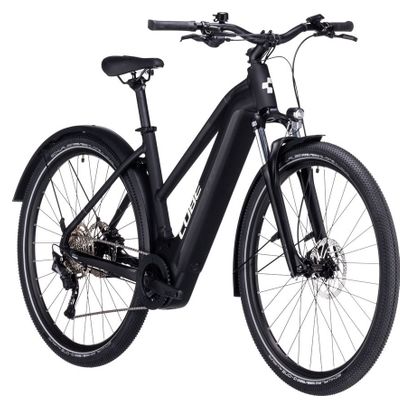VTC Électrique Cube Nuride Hybrid Pro 750 Allroad Trapeze Shimano Deore 10V 750 Wh 29'' Noir 2023