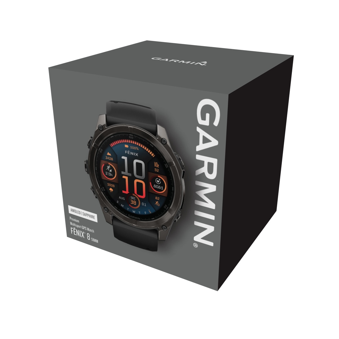 Garmin Fenix 8 - 51mm AMOLED Sapphire Schwarz / Carbongrau