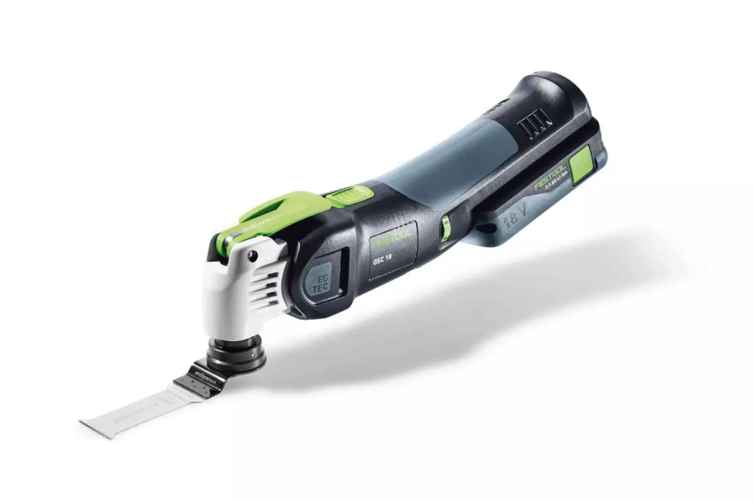 Festool VECTURO OSC 18 HPC4,0 EI-Plus 18V Li-Ion accu oscillerende set (1x 4,0Ah) in systainer - koolborstelloos