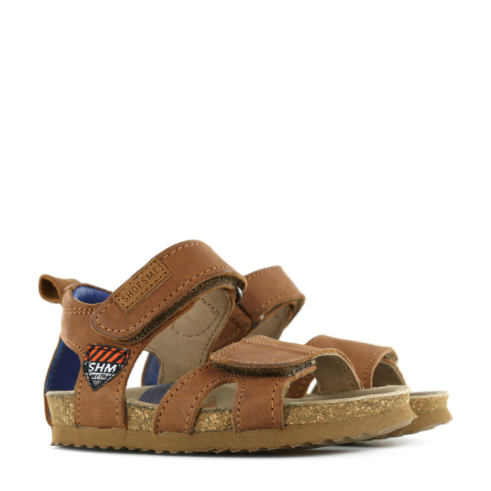Shoesme BI21S096-A  leren sandalen cognac