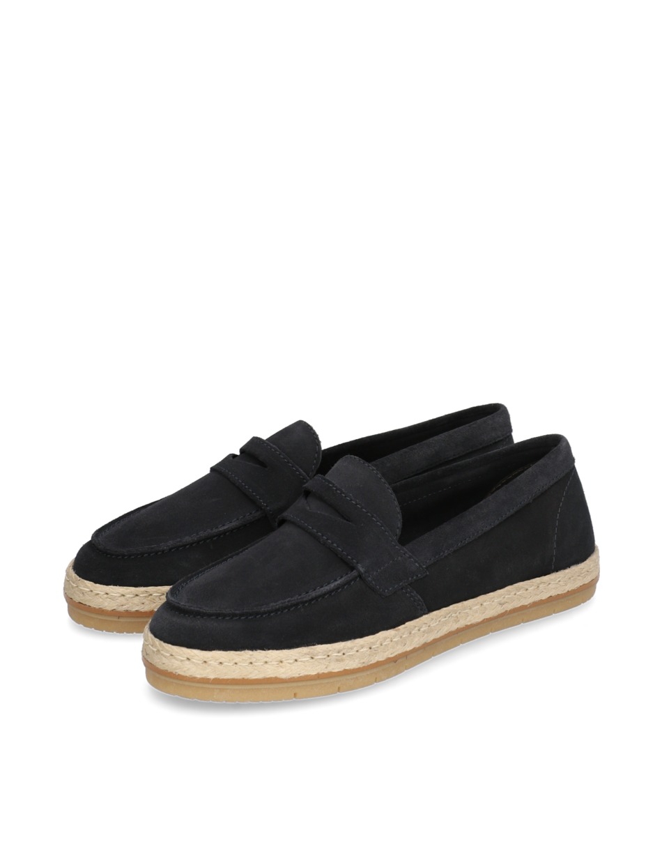 Veloursleder Slipper sportiv