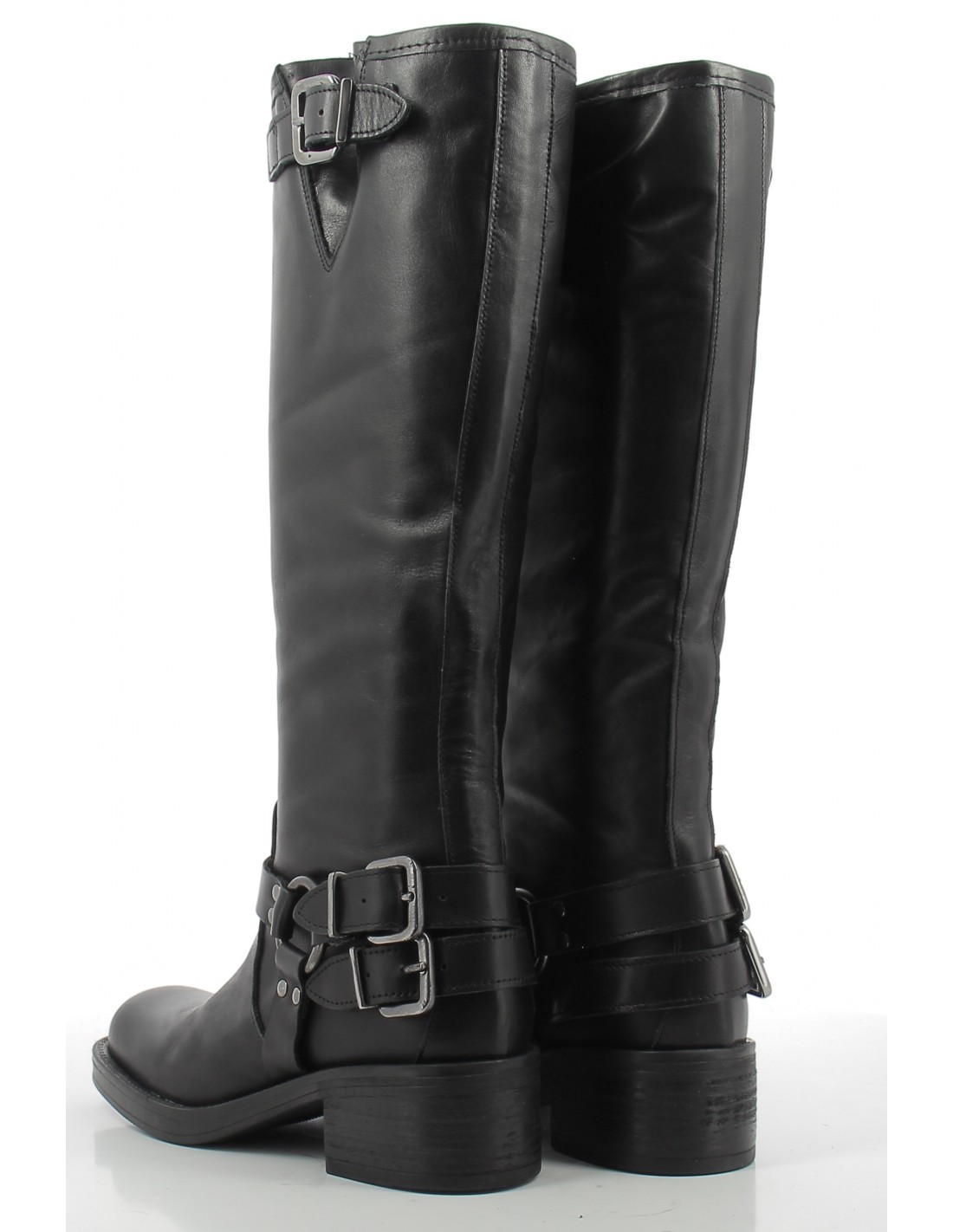 kharisma Bottes Femme Arlington Cuir Noir