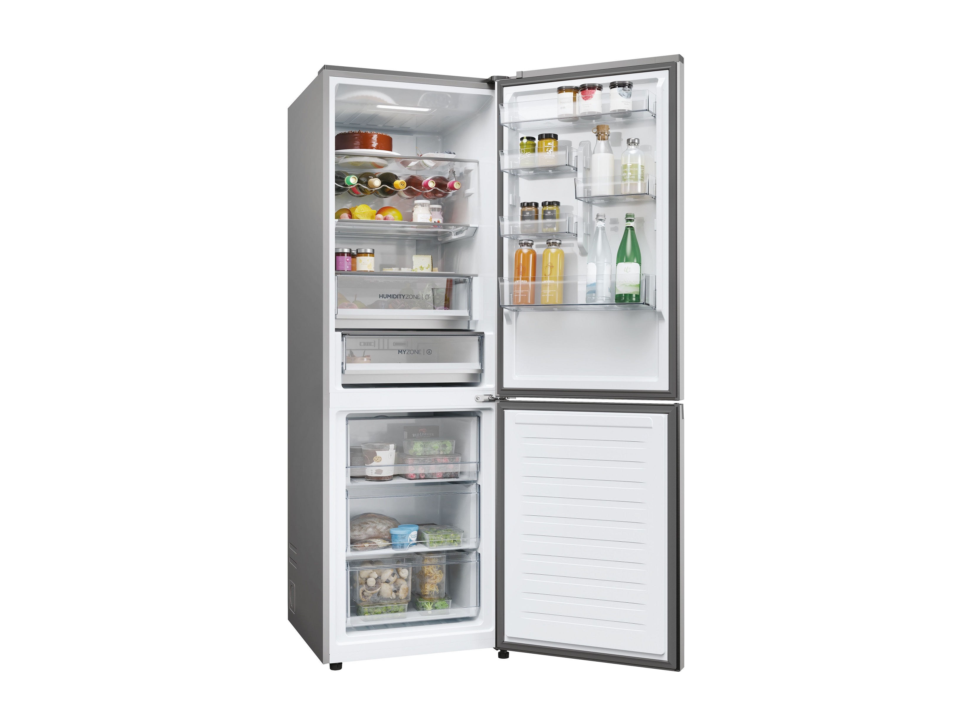 COMBINADO HAIER HDPW5618CNPK INOX C 352L NO FROST WI-FI
