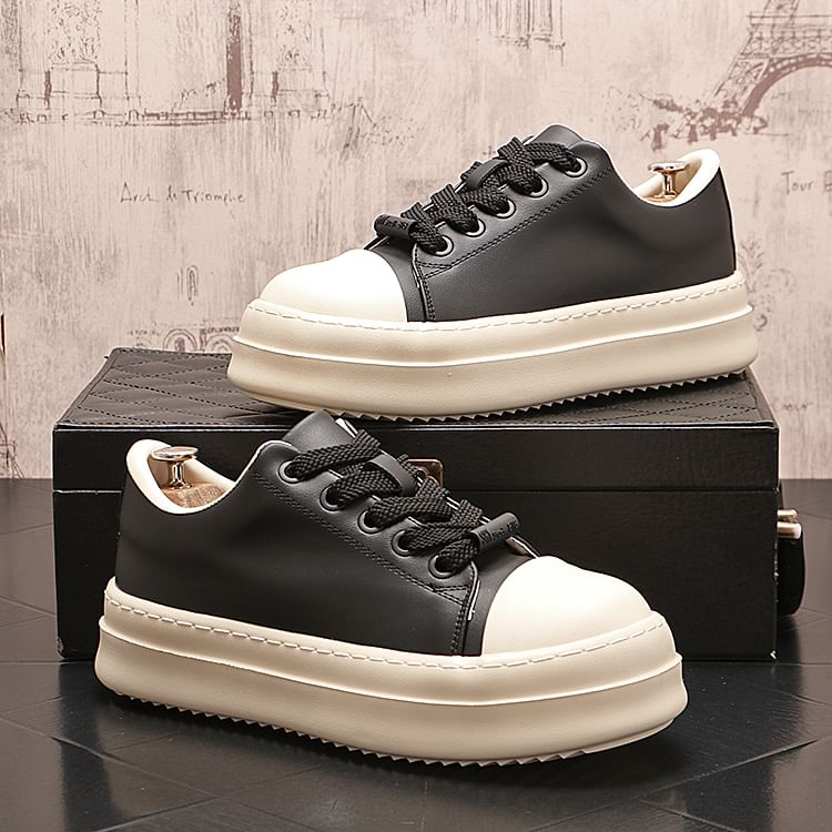 Mr Ozera - Platform Paneel Sneakers