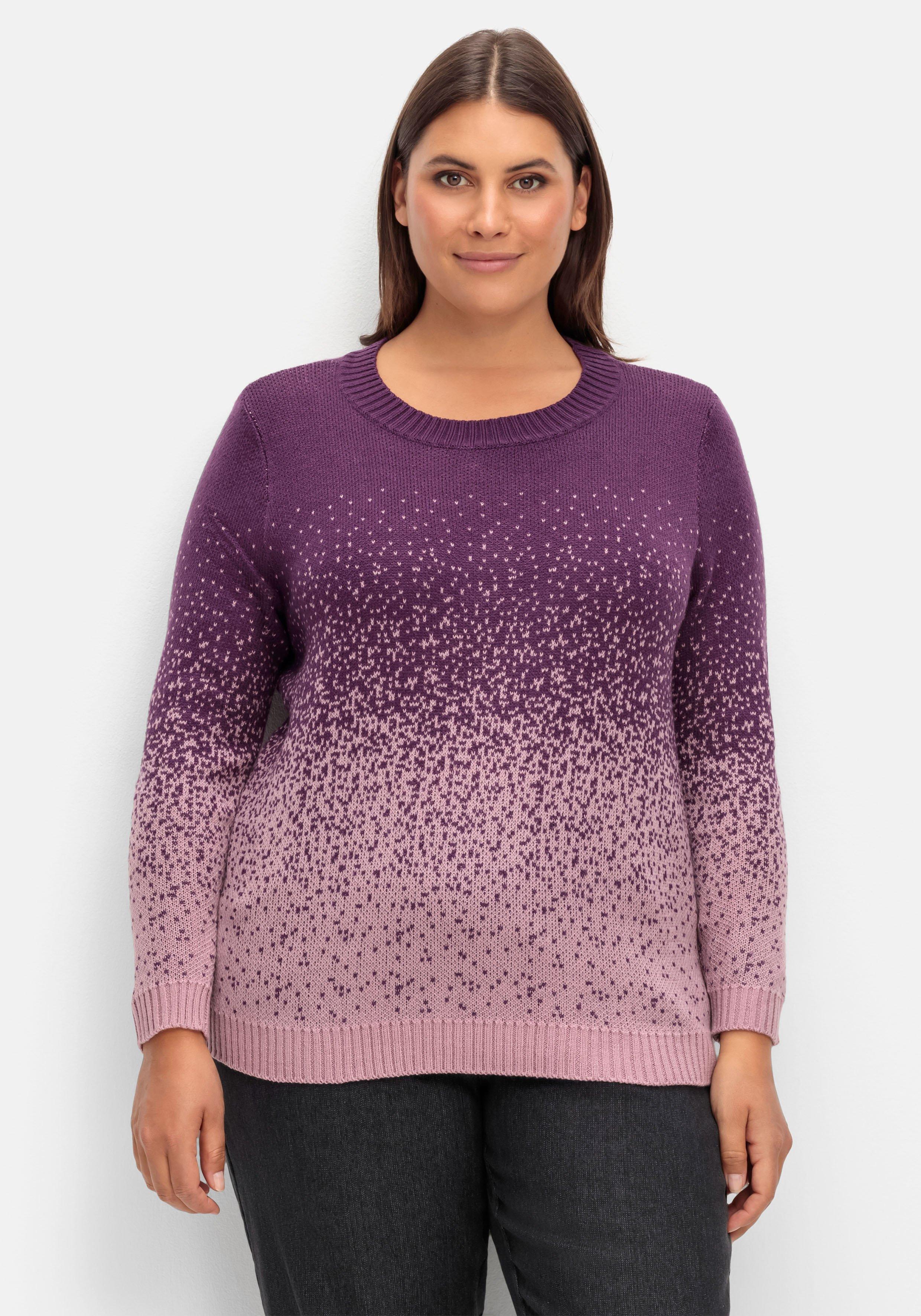 Pullover im Jacquardstrick, mit Farbverlauf