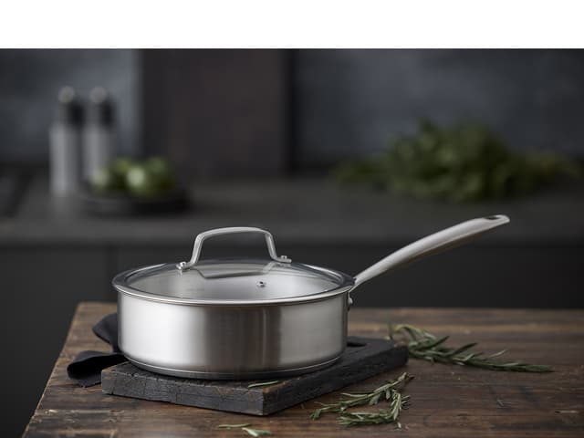 Pillivuyt Gourmet Roya Sauterpande Dia 24 cm Stål
