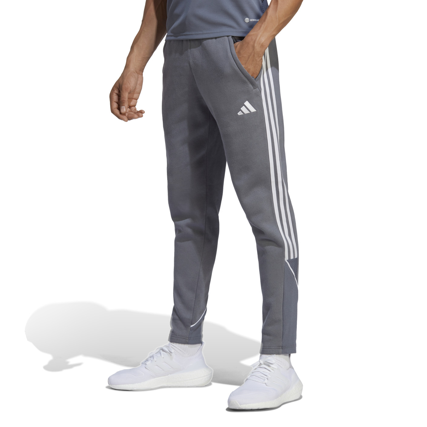 Adidas Tiro 23 Sweat Trainingsbroek Grijs