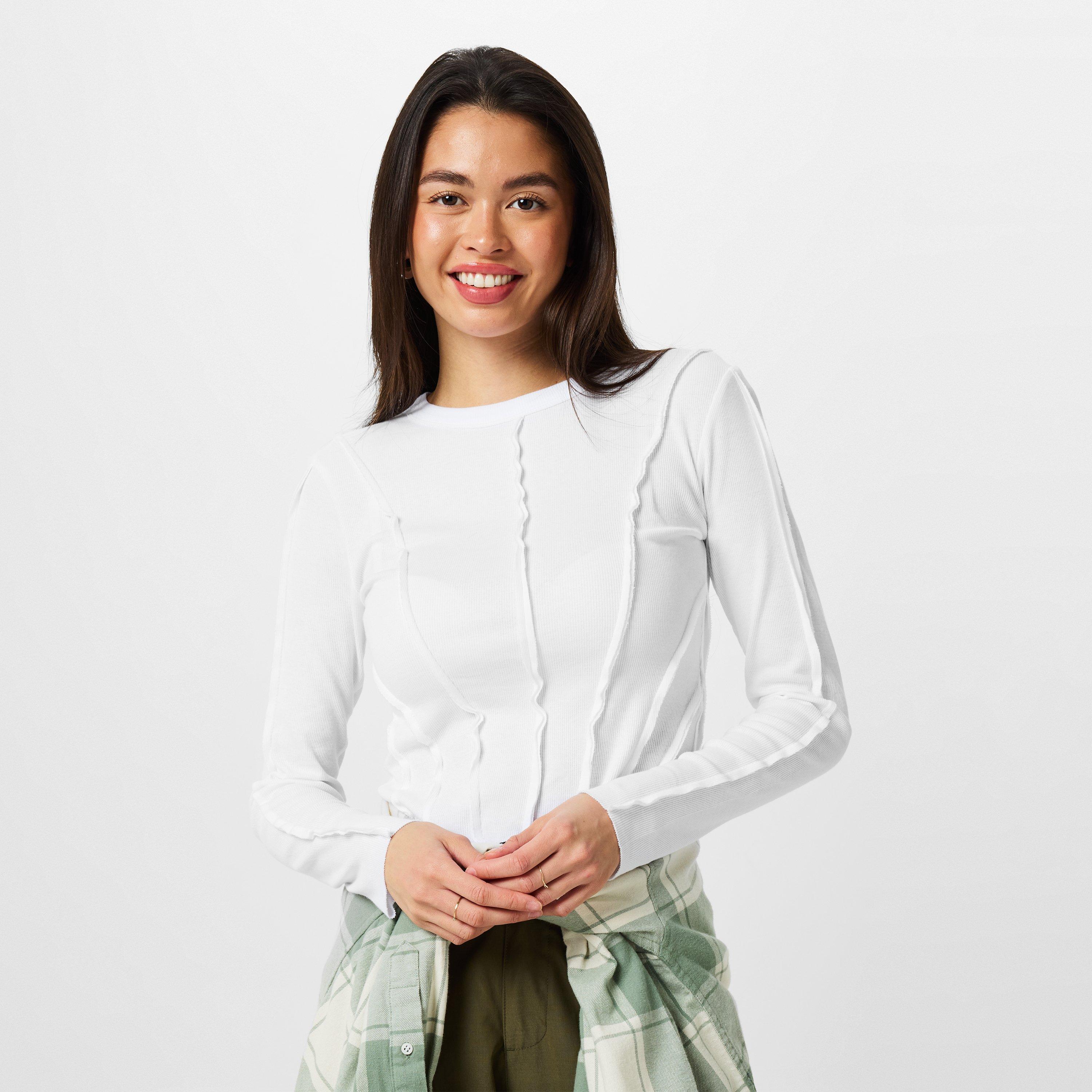 Jack Wills Seam Detail Long Sleeve T shirt