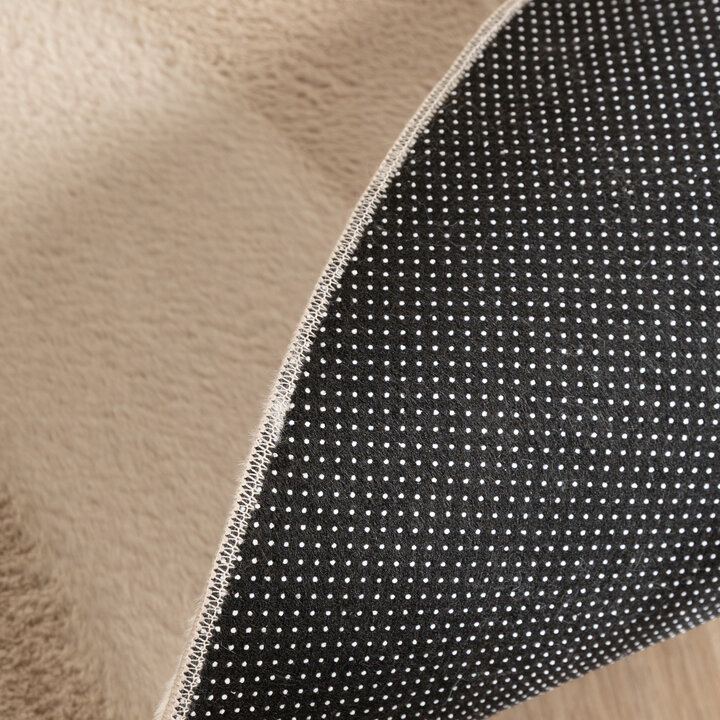 Rond laagpolig vloerkleed - Cozy Beige