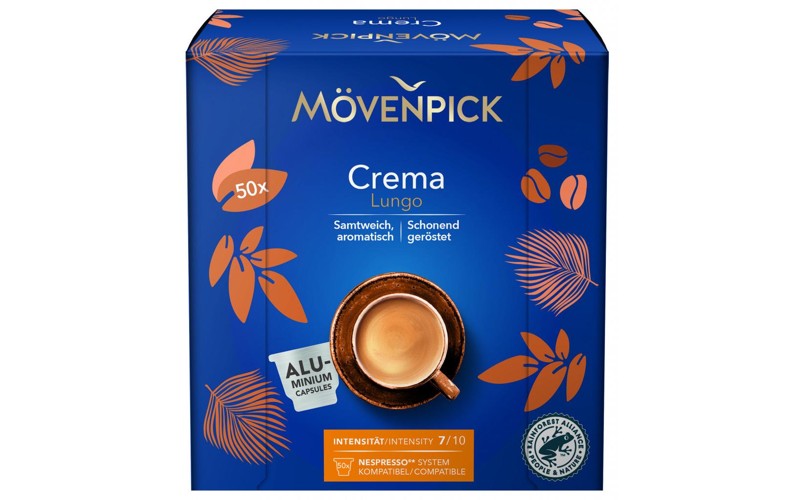 Kaffeekapseln Lungo Crema 50 StückKaffeekapseln für Nespresso Maschinen