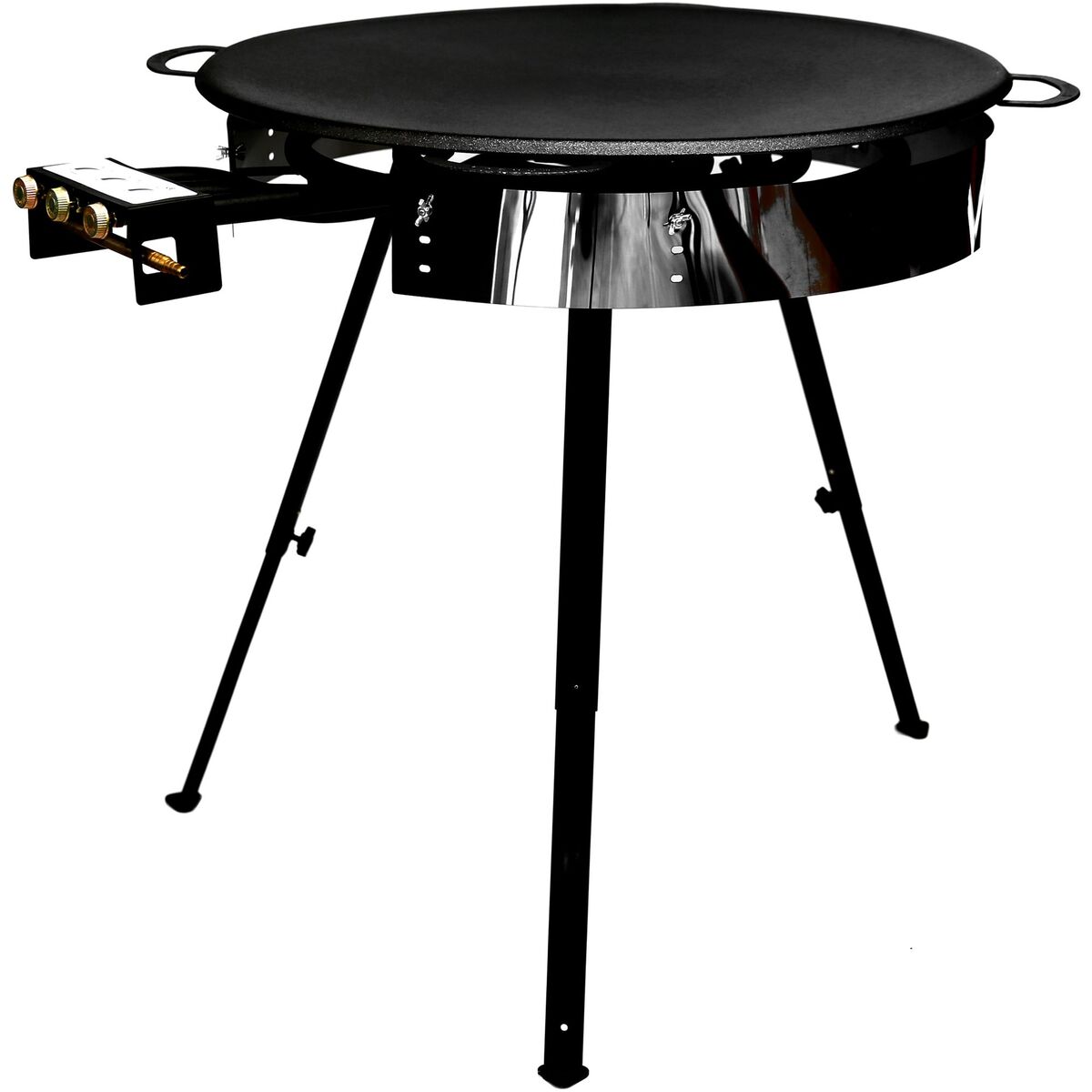 Stekeplate og brenner 78 cm