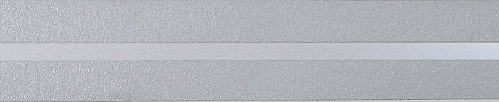 Bordure adhésive vinyle expansé Scabra GoodHome argent