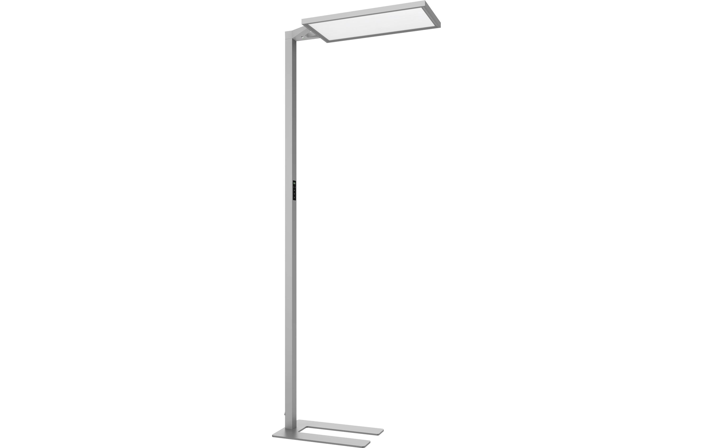Bürostehleuchte Hybrid Light Three HCL, Silber<br>Arbeitsleuchte