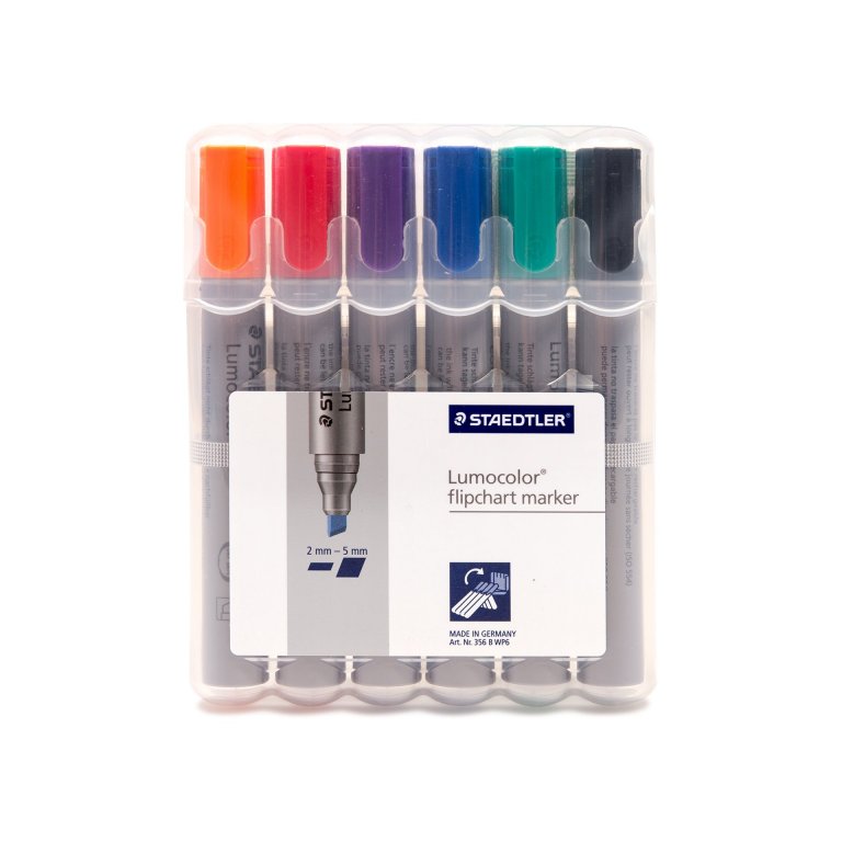 Staedtler Flipchartmarker Lumocolor, Keilspitze